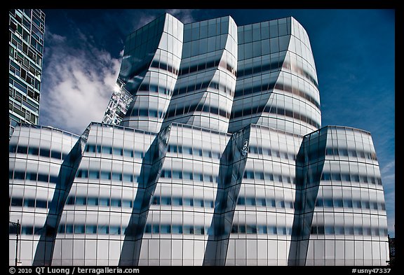 IAC building, designed by Frank Gehry. NYC, New York, USA (color)