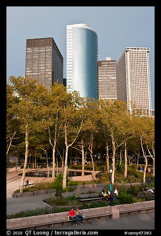 Battery Park, Lower Manhattan. NYC, New York, USA