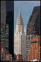 Chrysler Building from Roosevelt Island. NYC, New York, USA