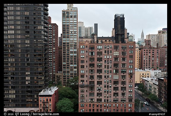 High rise buildings, Manhattan. NYC, New York, USA (color)