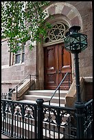 Central synagogue door. NYC, New York, USA ( color)