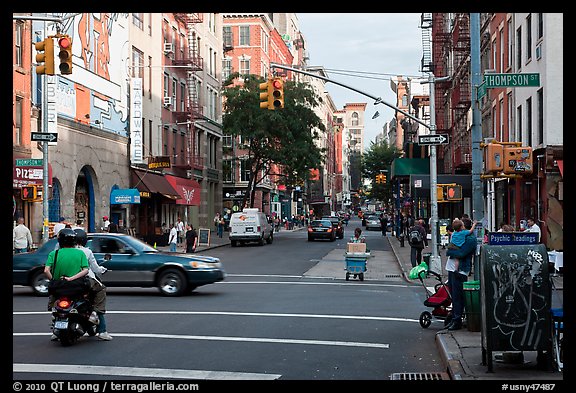 SoHo street. NYC, New York, USA (color)