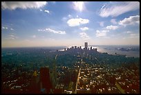 Midtown and Lower Manhattan seen from the Empire State Building, afternoon. NYC, New York, USA ( color)