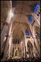 Easter Sunday mass in St Patricks Cathedral. NYC, New York, USA ( color)