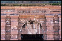 Lintel, Castle Clinton National Monument. NYC, New York, USA ( color)