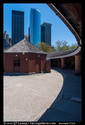 Courtyard, Castle Clinton National Monument. NYC, New York, USA (color)