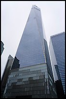 Freedom Tower from the base. NYC, New York, USA ( color)