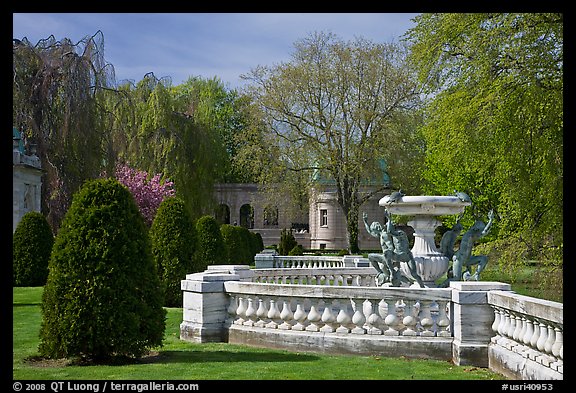 Grounds of The Elms. Newport, Rhode Island, USA