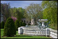 Grounds of The Elms. Newport, Rhode Island, USA (color)