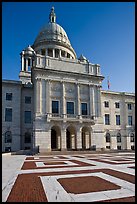 Front of Capitol of the state of Rhode Island. Providence, Rhode Island, USA