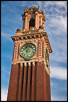 Carrie Tower, at sunset, Brown University. Providence, Rhode Island, USA (color)