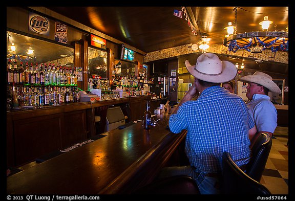 Inside bar, Interior. South Dakota, USA