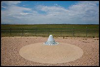 Backup UHF antenna used to launch missile from plane. Minuteman Missile National Historical Site, South Dakota, USA (color)