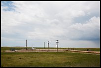 Launch facility Delta-09. Minuteman Missile National Historical Site, South Dakota, USA (color)