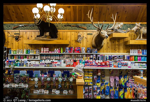 Inside Wall Drug Store, Wall. South Dakota, USA