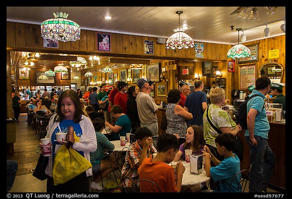 Restaurant in Wall Drug, Wall. South Dakota, USA