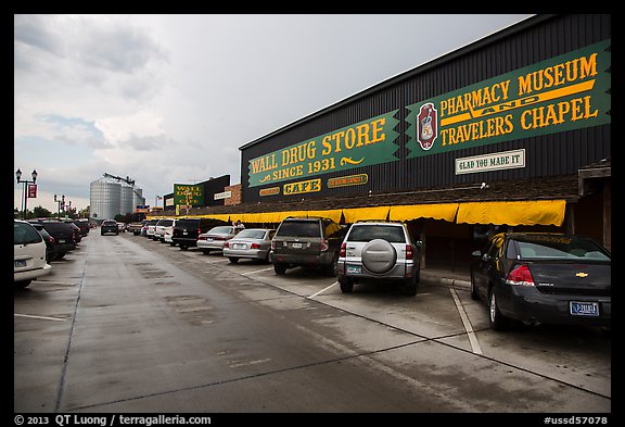 Wall Drug Store, Wall. South Dakota, USA (color)