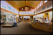 National Grasslands visitor center, Wall. South Dakota, USA (color)