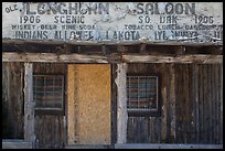 Old Longhorn Saloon, Scenic. South Dakota, USA (color)