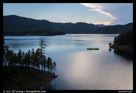 Pactola Reservoir, Rapid Valley. Black Hills, South Dakota, USA