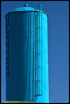 Blue water tower. South Dakota, USA ( color)