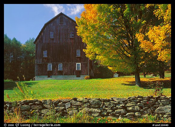 Lee Farm on Ridge Road. USA (color)