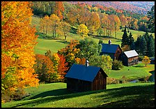 Sleepy Hollow Farm near Woodstock. Vermont, New England, USA