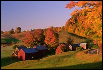 Jenne Farm, sunrise. Vermont, New England, USA