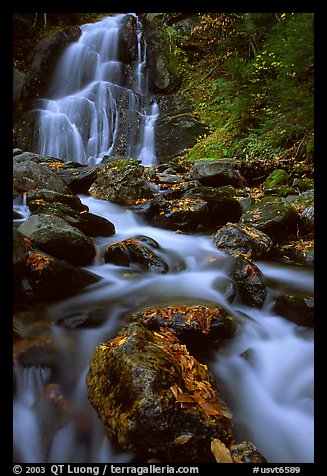 Moss Glen Falls, Green Mountains. Vermont, New England, USA