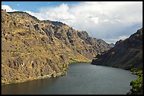 Hells Canyon Reservoir. Hells Canyon National Recreation Area, Idaho and Oregon, USA (color)