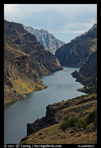 Deepest river-cut canyon in the United States. Hells Canyon National Recreation Area, Idaho and Oregon, USA