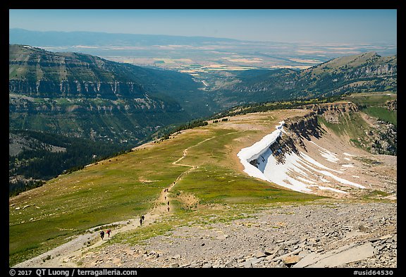 Table Mountain Trail. Jedediah Smith Wilderness,  Caribou-Targhee National Forest, Idaho, USA (color)