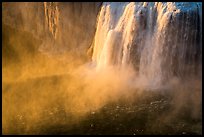 Bridal Veil Falls at sunset. Idaho, USA ( color)