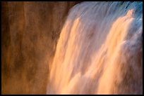 Detail of Shoshone Falls at sunset. Idaho, USA ( color)