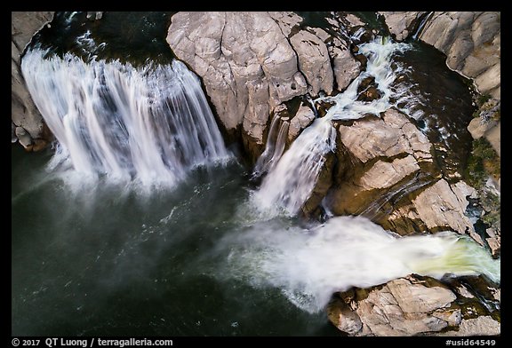 Aerial view of Shoshone Falls. Idaho, USA (color)