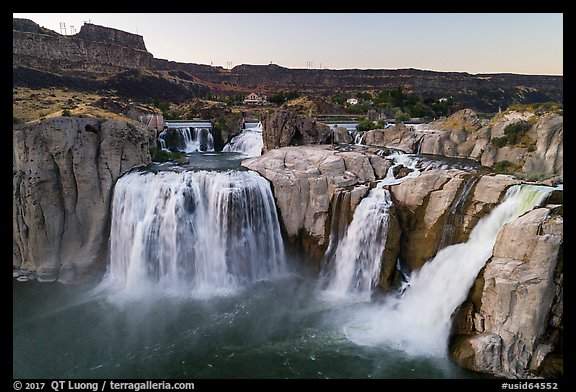 Shoshone Falls site. Idaho, USA (color)