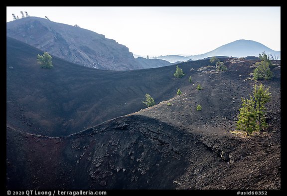 Big Craters cinder cone. Craters of the Moon National Monument and Preserve, Idaho, USA (color)