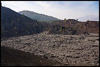 Lava flow on the floor of North Crater. Craters of the Moon National Monument and Preserve, Idaho, USA ( color)