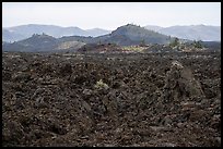 Field of broken lava near Broken Top. Craters of the Moon National Monument and Preserve, Idaho, USA ( color)