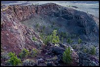 Echo Crater walls. Craters of the Moon National Monument and Preserve, Idaho, USA ( color)