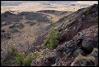 Slopes of Echo Crater. Craters of the Moon National Monument and Preserve, Idaho, USA ( color)