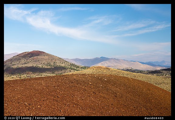 North Laidlaw Butte from Echo Crater. Craters of the Moon National Monument and Preserve, Idaho, USA