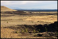 Plain with lava flows. Craters of the Moon National Monument and Preserve, Idaho, USA ( color)