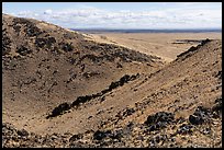 Bear Den Butte crater breach. Craters of the Moon National Monument and Preserve, Idaho, USA ( color)