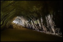 Room in back of Bear Trap Cave. Craters of the Moon National Monument and Preserve, Idaho, USA ( color)