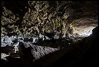 Passage near Bear Trap Cave entrance. Craters of the Moon National Monument and Preserve, Idaho, USA ( color)