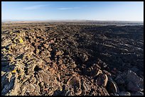 Pilar Butte shield volcano with gigantic lava flow. Craters of the Moon National Monument and Preserve, Idaho, USA ( color)