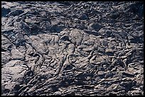 Hardened former lava lake surface, Pilar Butte. Craters of the Moon National Monument and Preserve, Idaho, USA ( color)