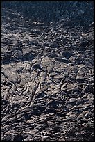 Hardened lava lake, Pilar Butte. Craters of the Moon National Monument and Preserve, Idaho, USA ( color)