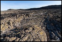 Wapi Flow Lava cascading from Pilar Butte. Craters of the Moon National Monument and Preserve, Idaho, USA ( color)